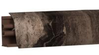 Плинтус LB-38, L=3000мм, мрамор бергамо темный в Ачинске - achinsk.katalogmebeli.com | фото
