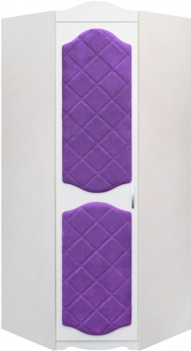 Шкаф угловой Иллюзия 32 Фиолетовый в Ачинске - achinsk.katalogmebeli.com | фото