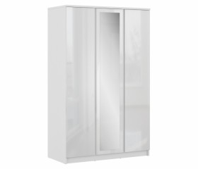 Шкаф 3-х дверный СБ-2493 Медея (Белый/Белый глянец) в Ачинске - achinsk.katalogmebeli.com | фото