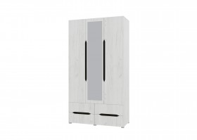 Шкаф 3-х створчатый с ящиками и зеркалом Вега (Прованс) в Ачинске - achinsk.katalogmebeli.com | фото