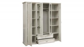 Шкаф для одежды "Сохо" (бетон пайн белый/2 ящика/зеркало) в Ачинске - achinsk.katalogmebeli.com | фото 6