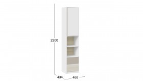 Шкаф комбинированный «Сканди» Дуб Гарден/Белый/Глиняный серый в Ачинске - achinsk.katalogmebeli.com | фото 4
