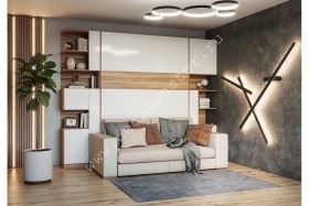 Шкаф-кровать с диваном Дина в Ачинске - achinsk.katalogmebeli.com | фото