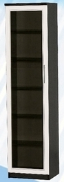 Шкаф средний со стеклодверью ДЛЯ ГОСТИНОЙ ШСС-450 Венге/Дуб выбеленный в Ачинске - achinsk.katalogmebeli.com | фото