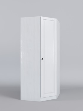 Шкаф угловой (угловая секция) Классика (Белый/корпус Выбеленное дерево) в Ачинске - achinsk.katalogmebeli.com | фото