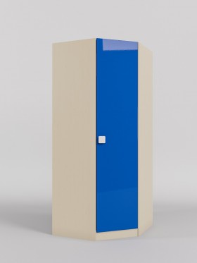 Шкаф угловой (угловая секция) Скай люкс (Синий/корпус Клен) в Ачинске - achinsk.katalogmebeli.com | фото