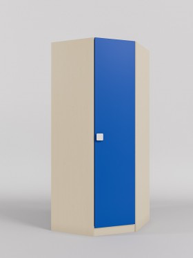 Шкаф угловой (угловая секция) Скай (Синий/корпус Клен) в Ачинске - achinsk.katalogmebeli.com | фото