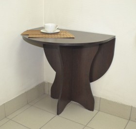 Стол кухонный Компакт (Венге темный) в Ачинске - achinsk.katalogmebeli.com | фото