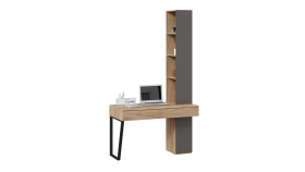 Стол письменный со шкафом комбинированным (настольным) «Порто» в Ачинске - achinsk.katalogmebeli.com | фото