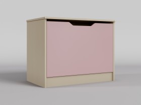 Ящик для игрушек Грэйси (Розовый/корпус Клен) в Ачинске - achinsk.katalogmebeli.com | фото